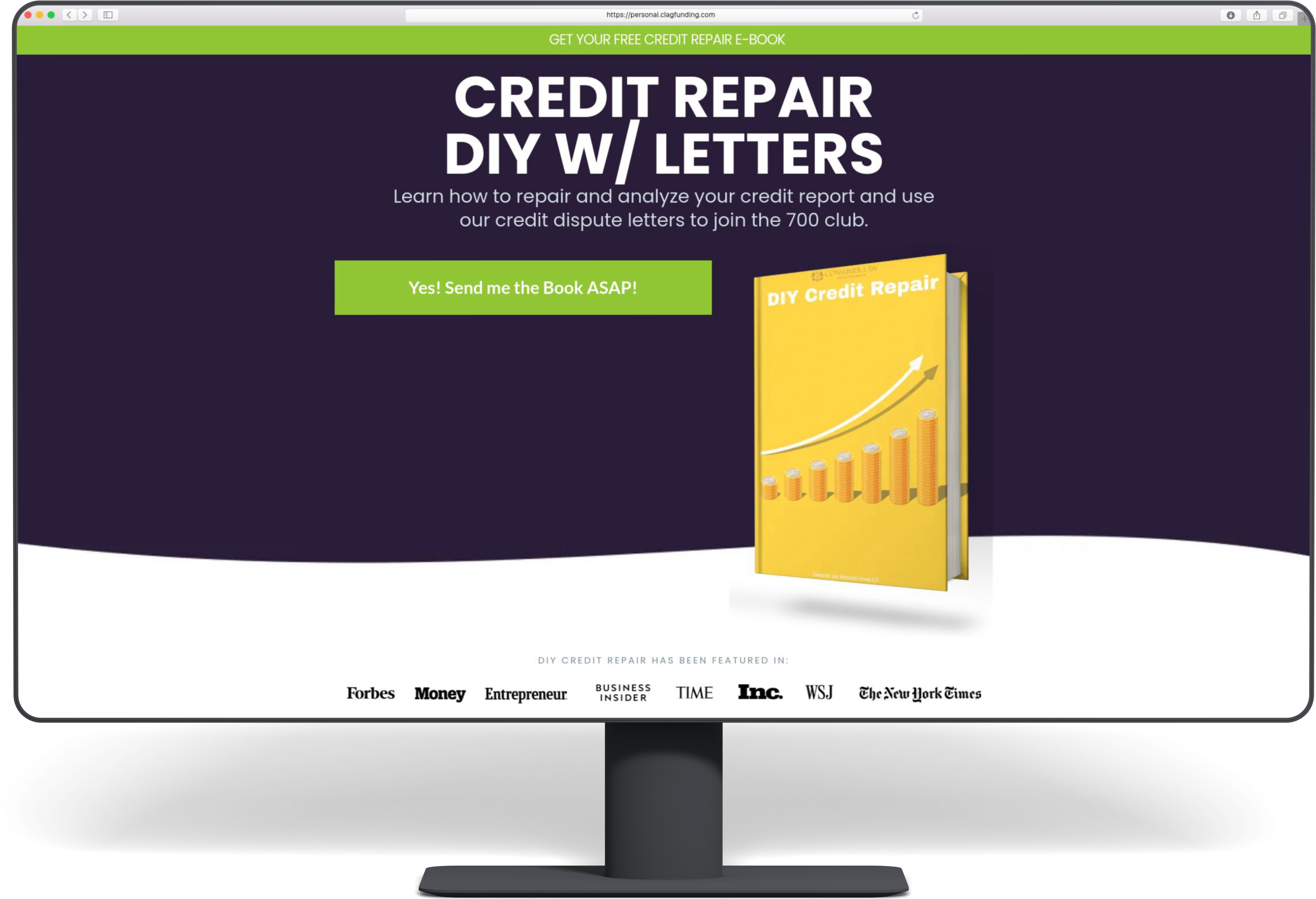 Free Credit eBook Funnel